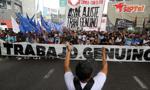 Tysiące demonstrantów zablokowało stolicę Argentyny, żądając podwyżek