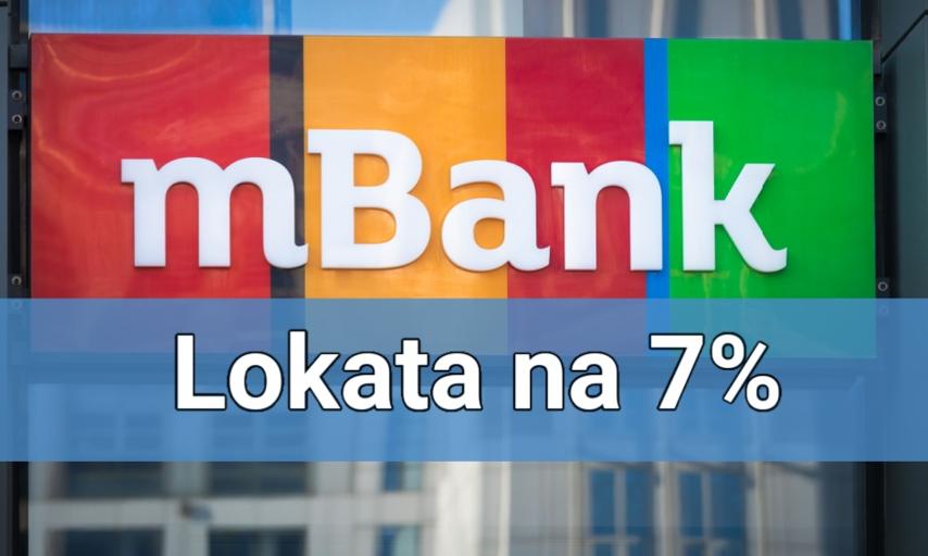 mBank – lokata na 7% – warunki, opinie