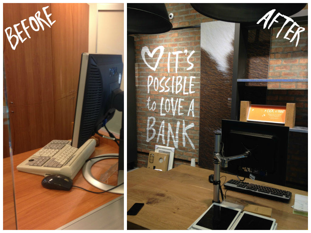 nowoczesna placówka bankowa