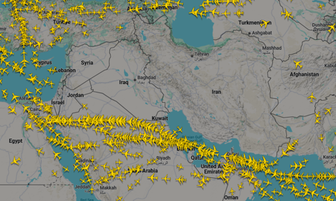 Zamknięto przestrzeń powietrzną nad Izraelem, Iranem, Irakiem i Jordanią