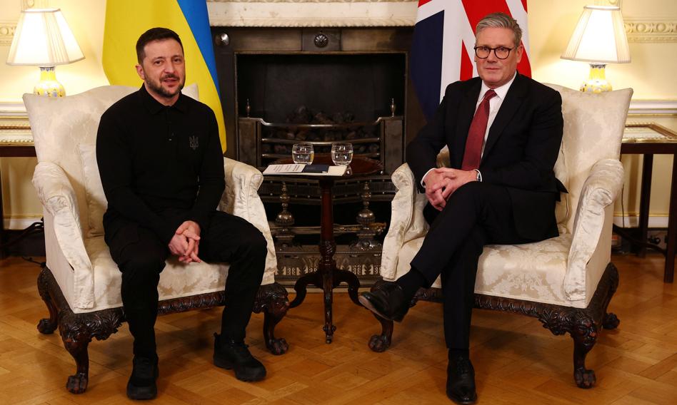 Po spotkaniu Starmera z Zełenskim w Londynie. „Pełne poparcie”