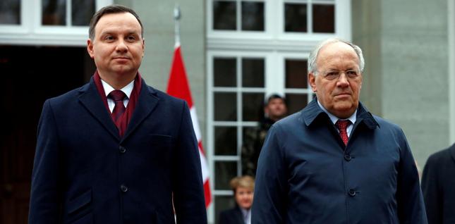Prezydent Andrzej Duda i prezydent Szwajcarii Johann Schneider-Ammann