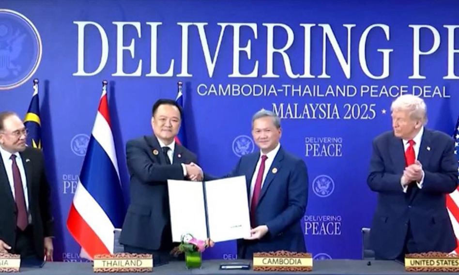 Premierzy Kambodży i Tajlandii podpisali porozumienie pokojowe. W obecności Trumpa