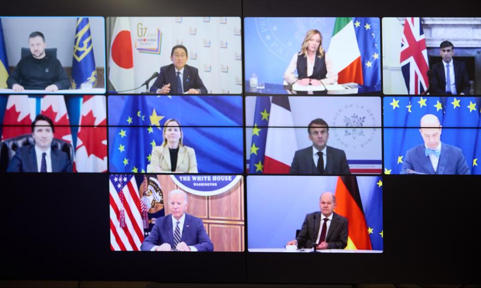 Prezydent Ukrainy na szczycie G7: Wolny świat musi zachować jedność