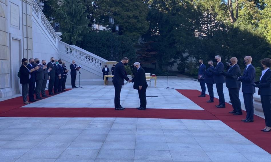 Zaprzysiężenie rządu w dobie koronawirusa. Jarosław Kaczyński wicepremierem