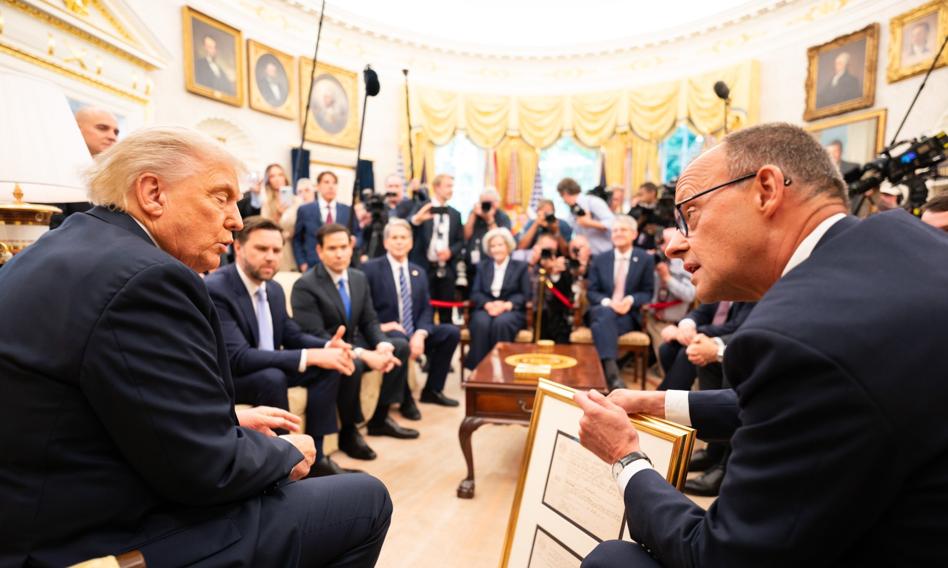 Merz w Białym Domu. "Uniknął politycznego dramatu, ale niczego nie załatwił"