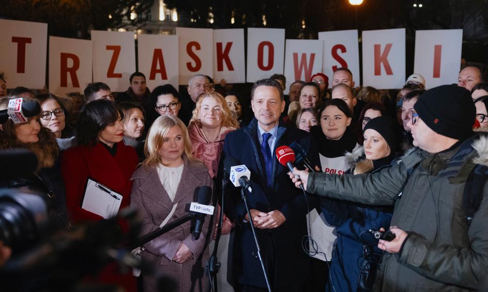 Trzaskowski rozpoczął kampanię. "Kupiłem dziś same polskie towary"