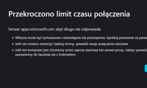 Kolejna awaria w internecie. Nie działają strony i aplikacje Microsoftu, ale też mBanku
