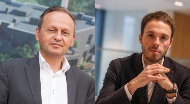 Zbigniew Juroszek z synem Mateuszem.