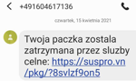 SMS o "przejęciu paczki przez służby celne" to oszustwo - ostrzega PKO BP