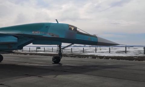 Rosyjski bombowiec Su-34 zestrzelony w pobliżu Wyspy Węży
