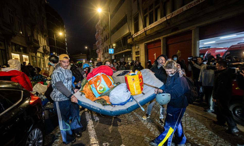 Wielki bunt mieszkaniowy w Portugalii. Policja rozbija miasteczko namiotowe