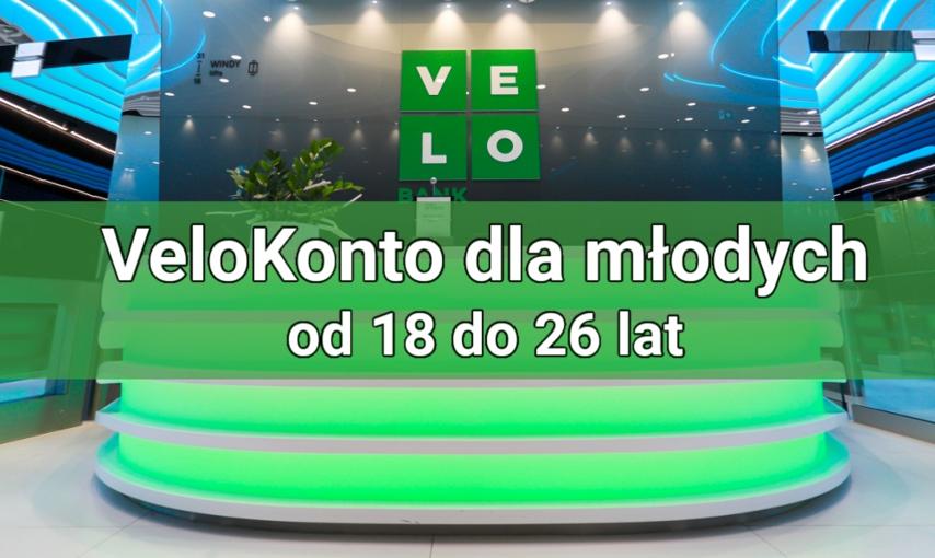 VeloKonto dla młodych od 18 do 26 lat – warunki, opinie, opłaty