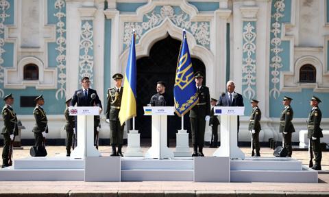 Premier Wielkiej Brytanii w Kijowie: Ukraina jest obrońcą Europy