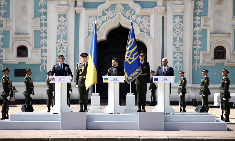 Premier Wielkiej Brytanii w Kijowie: Ukraina jest obrońcą Europy