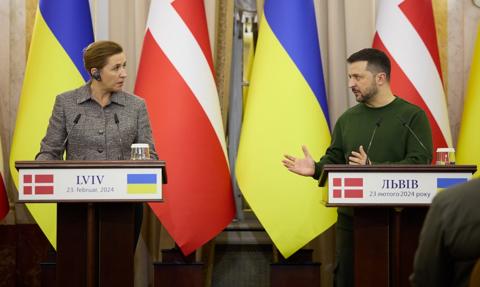 Frederiksen i Zełenski podpisali dwustronną umowę o bezpieczeństwie