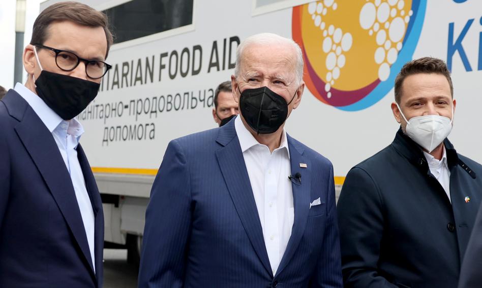 Prezydent Biden po spotkaniu z uchodźcami z Ukrainy: dziękuję Warszawiakom za otwarcie swych serc