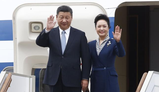 Xi Jinping i jego druga żona, Peng Liyuan