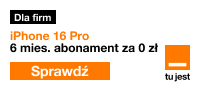Zamów nowy abonament dla firm lub przejdź do Orange