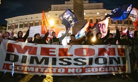 Wynik referendum uderza w rząd Meloni. Tłumy na ulicach włoskich miast