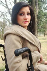 Weronika Wróbel, finalistka I Wyborów Miss Polski na wózku