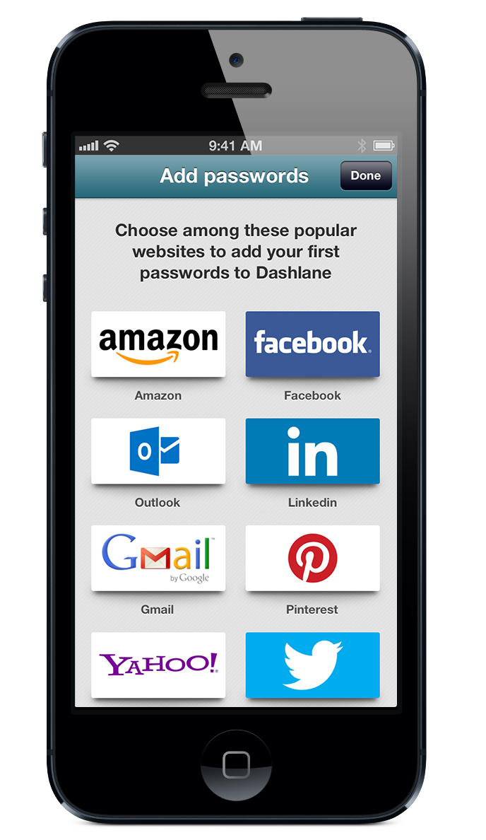 Dashlane dla iOS