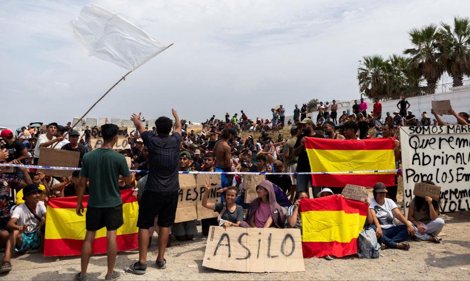 Hiszpańska eksklawa protestuje. Ceuta jest hiszpańska. Nie zostawiajcie nas