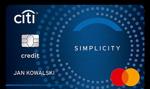 Karta kredytowa Citi Simplicity z voucherem 600 zł do Biedronki