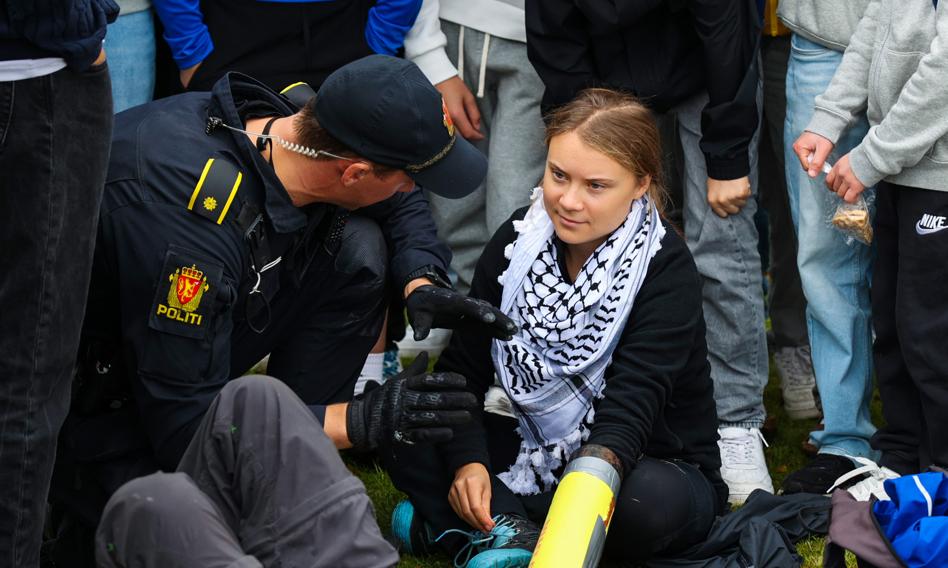 Znana aktywistka klimatyczna zatrzymana przez policję w związku z manifestacją