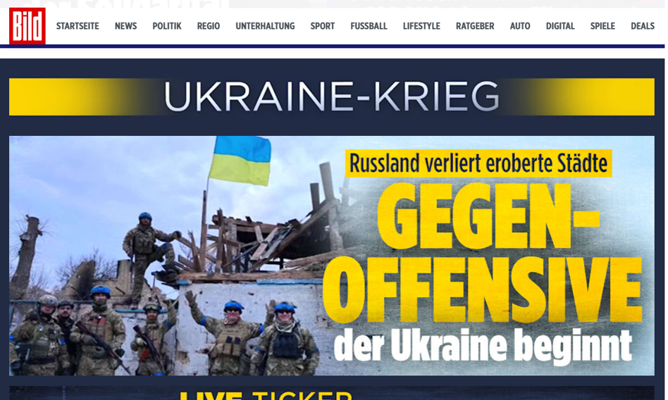 Rosja zablokowała portal internetowy Bild.de