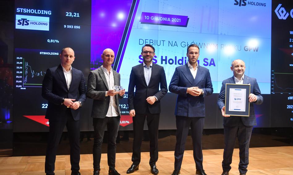 Kurs akcji STS Holding nie zmienił się na otwarciu w pierwszym dniu notowań na GPW i wyniósł 23 zł