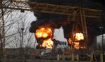 Dowództwo wojskowe: w okupowanym Doniecku zniszczono rosyjski magazyn amunicji i paliwa