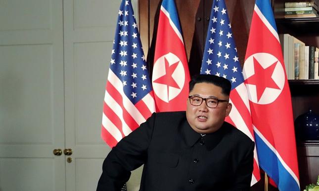Północnokoreański przywódca Kim Dzong Un.