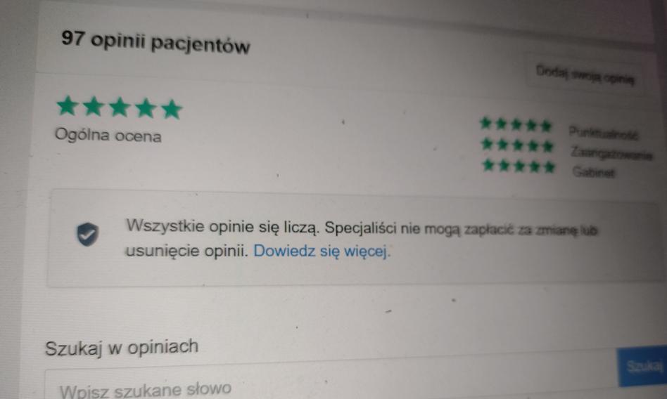 "Polecam pana doktora". Tak naprawdę wygląda handel opiniami w sieci