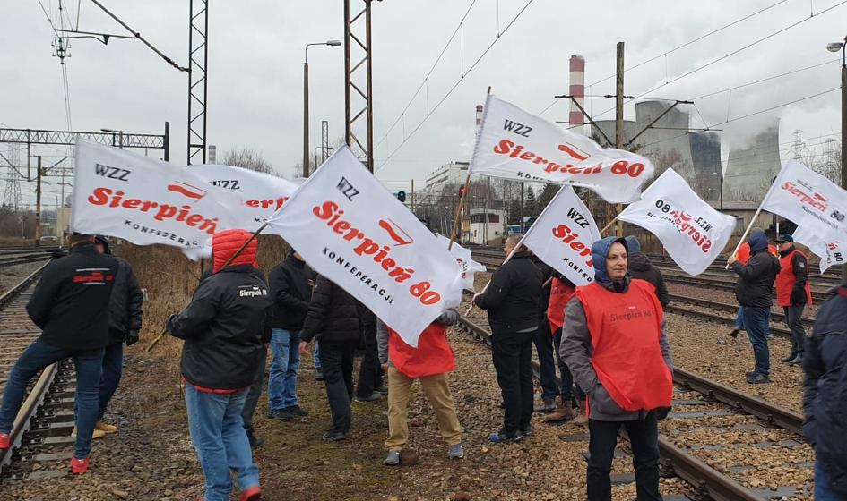 Górnicy protestują przeciwko importowi rosyjskiego węgla do Polski