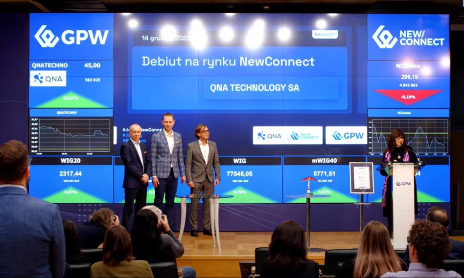 QNA Technology rozważa emisję akcji w celu finansowania działalności