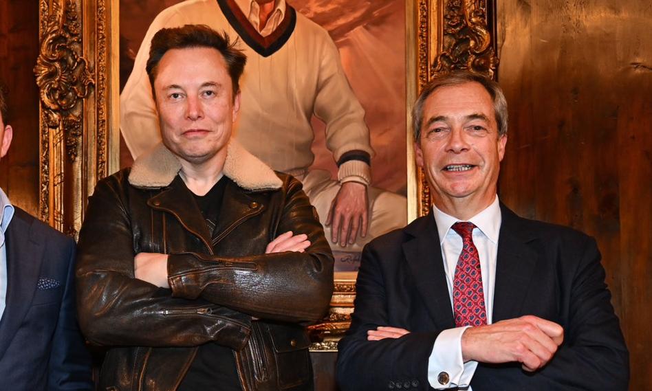 Elon Musk wezwał do rezygnacji Nigela Farage'a