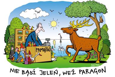 Nie bądź jeleń - weź paragon