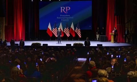Duda w USA: Musimy za wszelką cenę utrzymać amerykańską obecność w Polsce