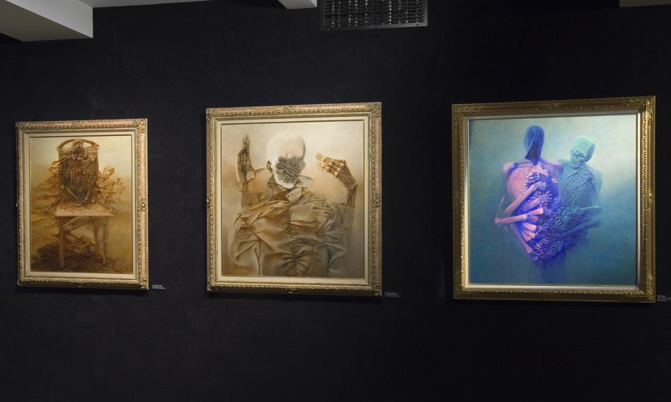 La peinture de Beksiński de la collection japonaise a été vendue aux enchères pour 310 000.  zloty