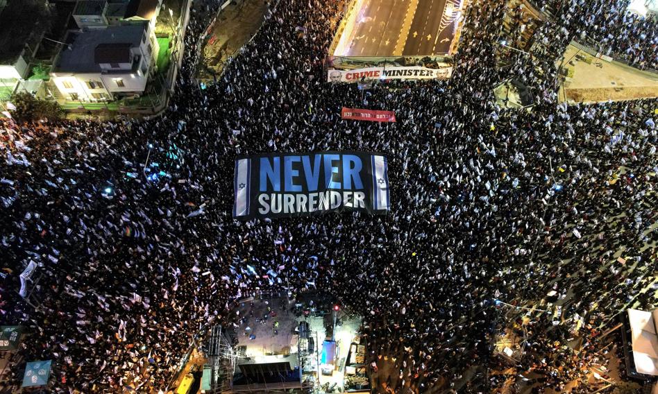 Protesty w Izraelu. Ponad ćwierć miliona ludzi wyszło na ulice przeciwko reformie sądownictwa