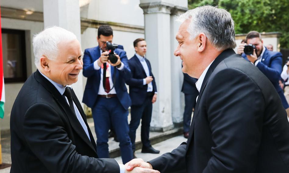 Jarosław Kaczyński spotkał się z Viktorem Orbanem