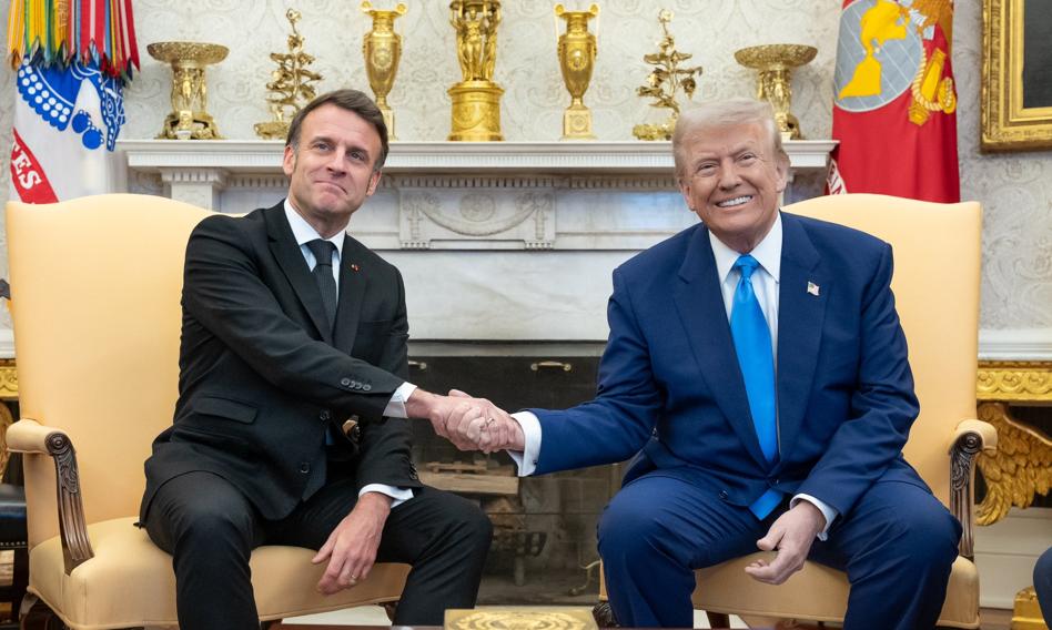 Trump chciał odwołać spotkanie z Zełenskim. Macron uratował sytuację