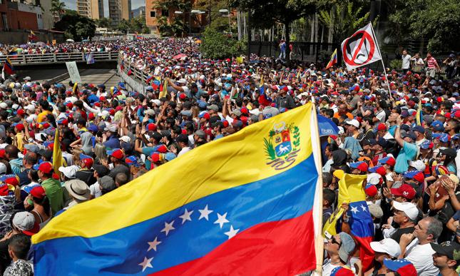Protesty w Wenezueli przeciwko rządom prezydenta Nicolasa Maduro.