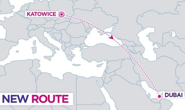 Wizz Air uruchamia loty z Katowic do Dubaju