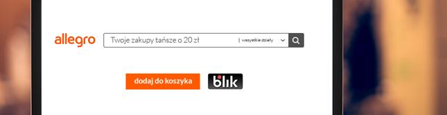 Za pierwszą płatność Blikiem można będzie otrzymać rabat na Allegro