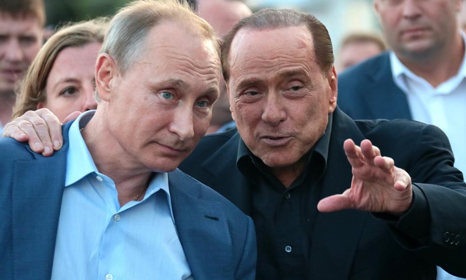 Wódka narusza unijne sankcje. Chodzi o prezent Putina dla Berlusconiego