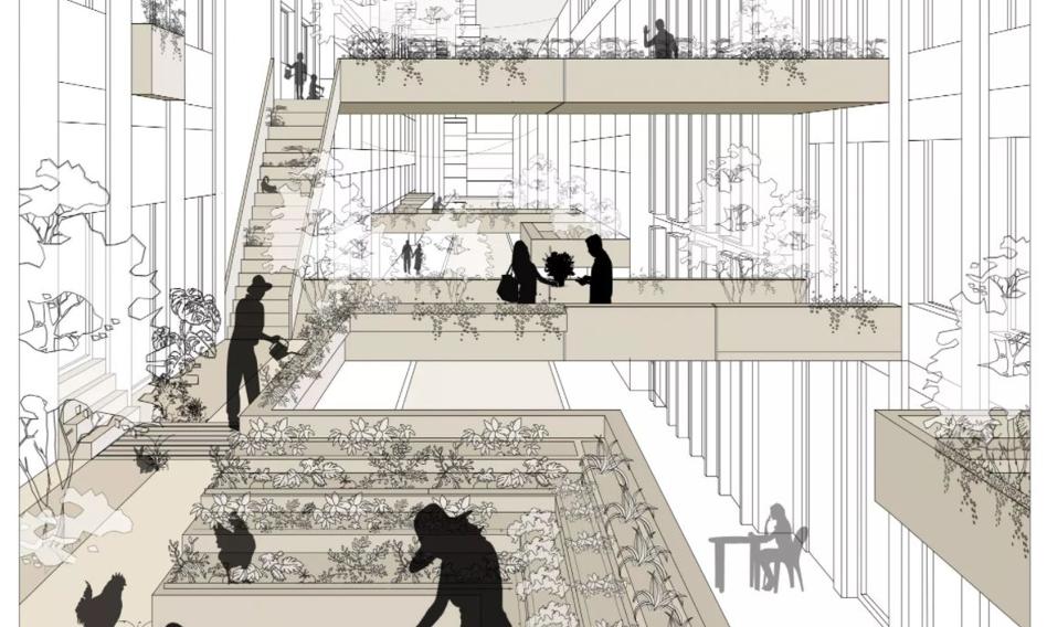 Balkonowe ogrody. Projekt studentów z Krakowa zwyciężył w międzynarodowym konkursie architektonicznym