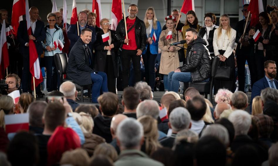 Trzaskowski face to face z zebranymi w Kaliszu: Nie będziemy robili ustawek