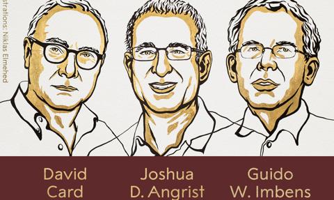 David Card, Joshua Angrist i Guido Imbens laureatami Nagrody Nobla w dziedzinie ekonomii